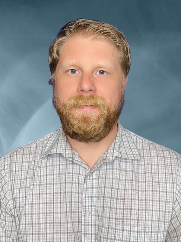 a man looking at the camera